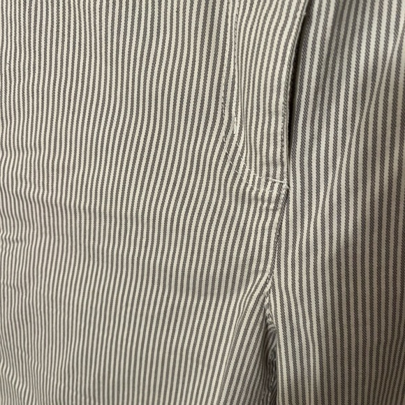 Boden Chino Blue/White Pin Stripe Pants S. 6R - Picture 6 of 6
